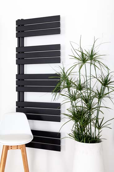 Radiateur sèche-serviette Demi single noir 160 x 60 cm 766 Watt