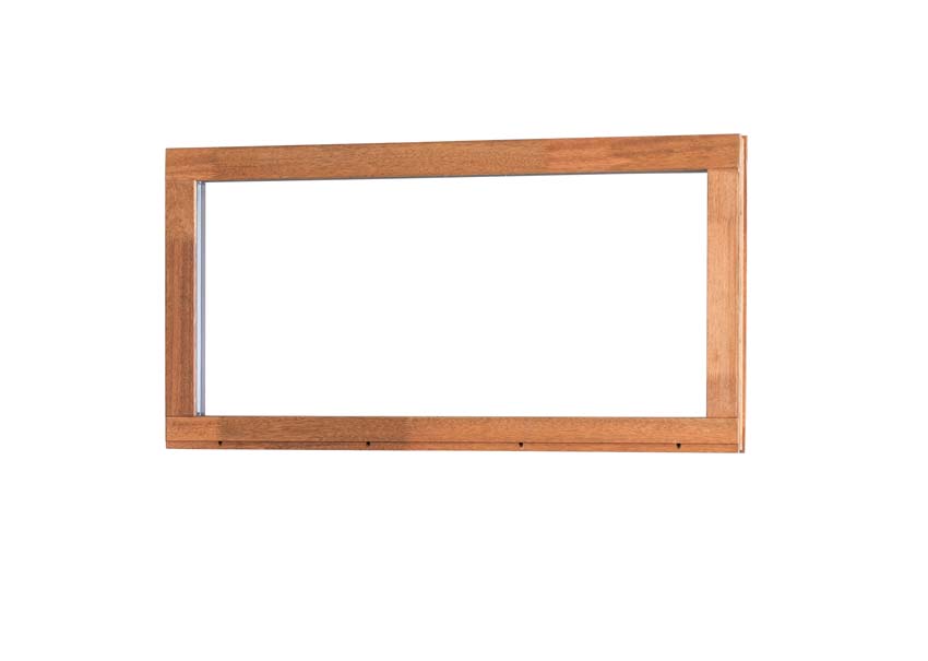 Châssis fixe Trae bois Meranti 46mm naturel L1000xH500mm