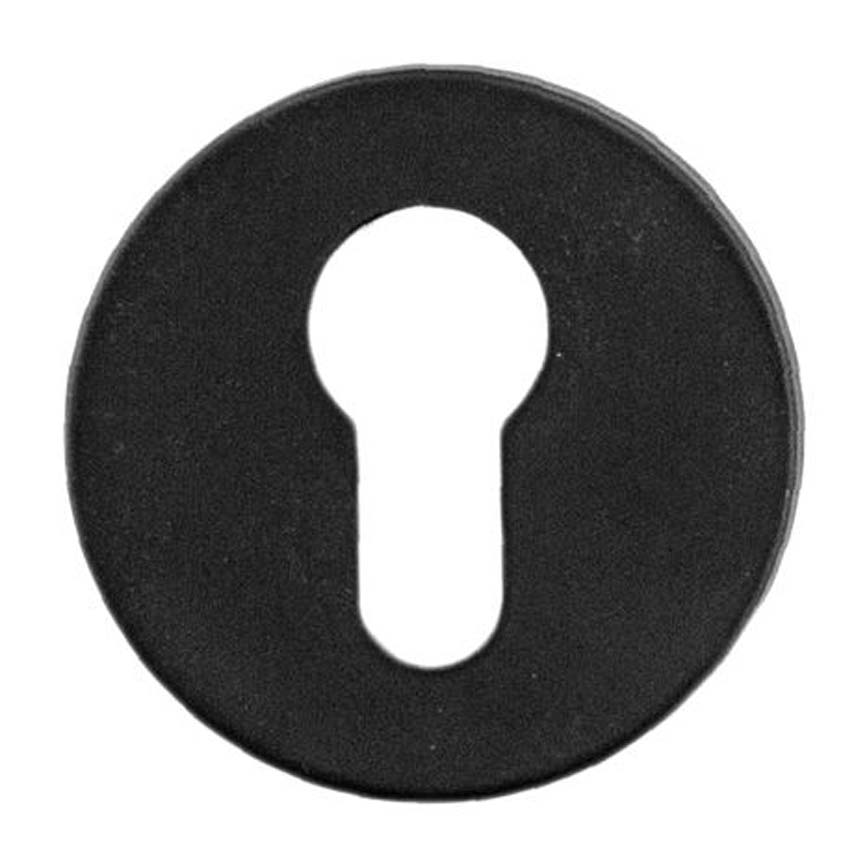Cylinderplaatje pro Rond shape zwart