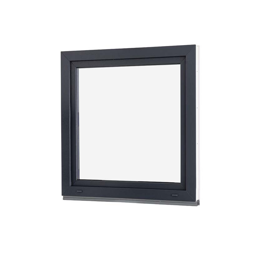 1-VAN Châssis oscillo-battant pvc Elegant anthra/bl B1000xH1000 mm G