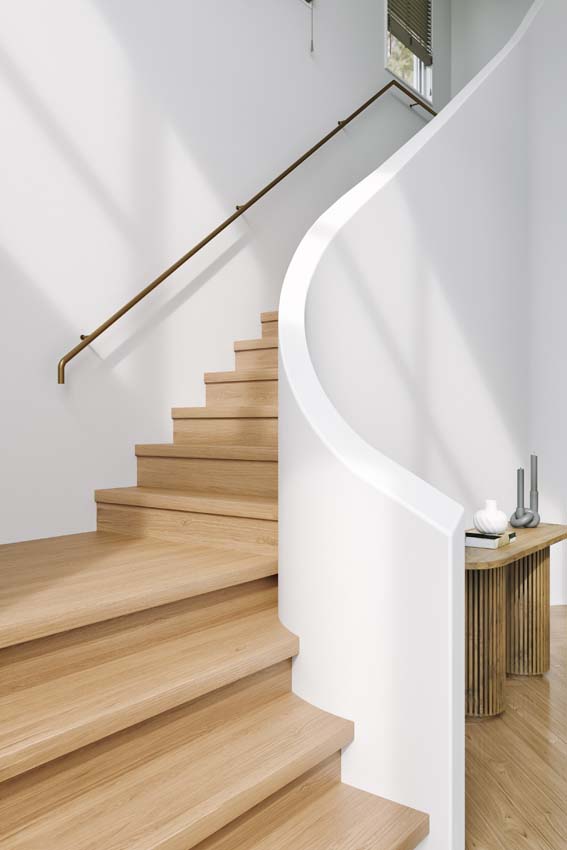 Dubbele traptrede Maestro Texas Oak 130x61x5,6cm