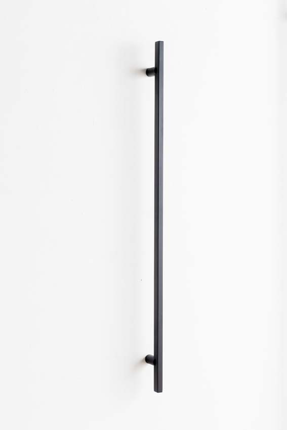 Tirant de porte extérieur FEZ inox noir mat 30x20x1200mm