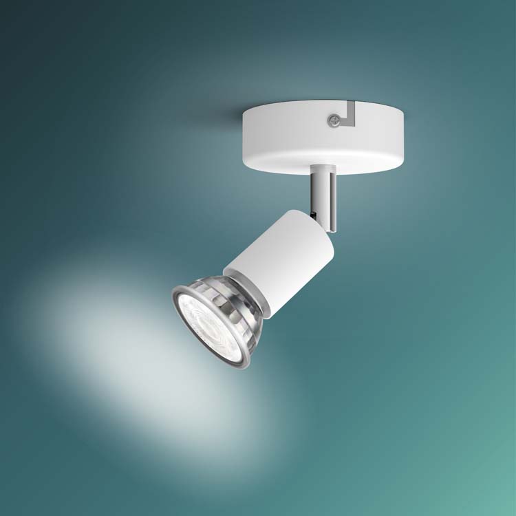 Spot en applique Single spot Blanc 50W