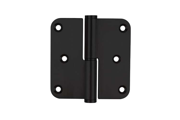 Charnière noire A80x80x2.5 Droite par pièce