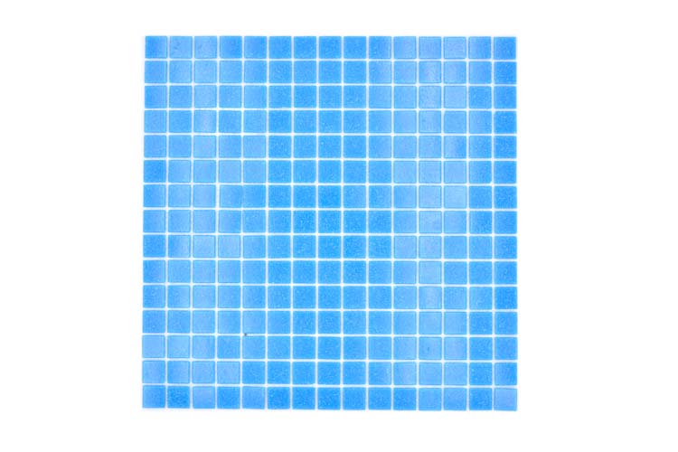 Mosaïque Verre bleu brillant 32,7x30,5cm