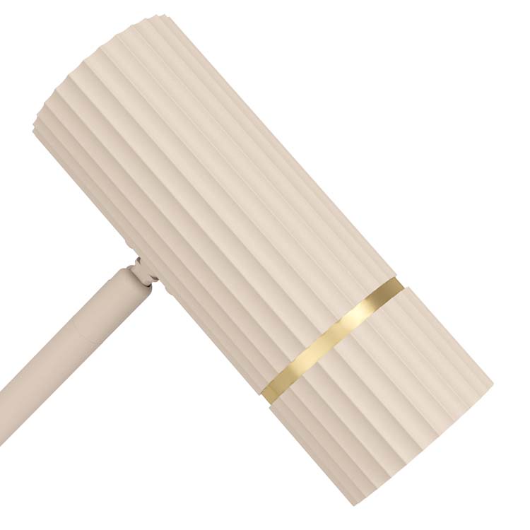 Tafellamp zand beige incl LED lamp 345 lumen