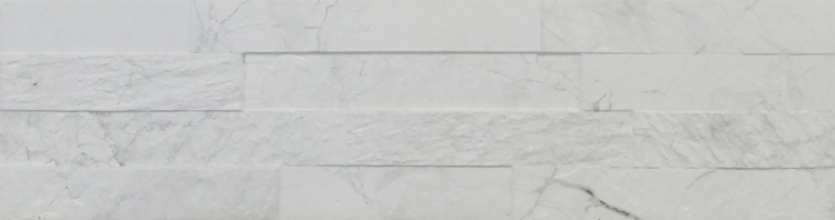 Wandtegel Prestige steenstrip wit 15x61cm