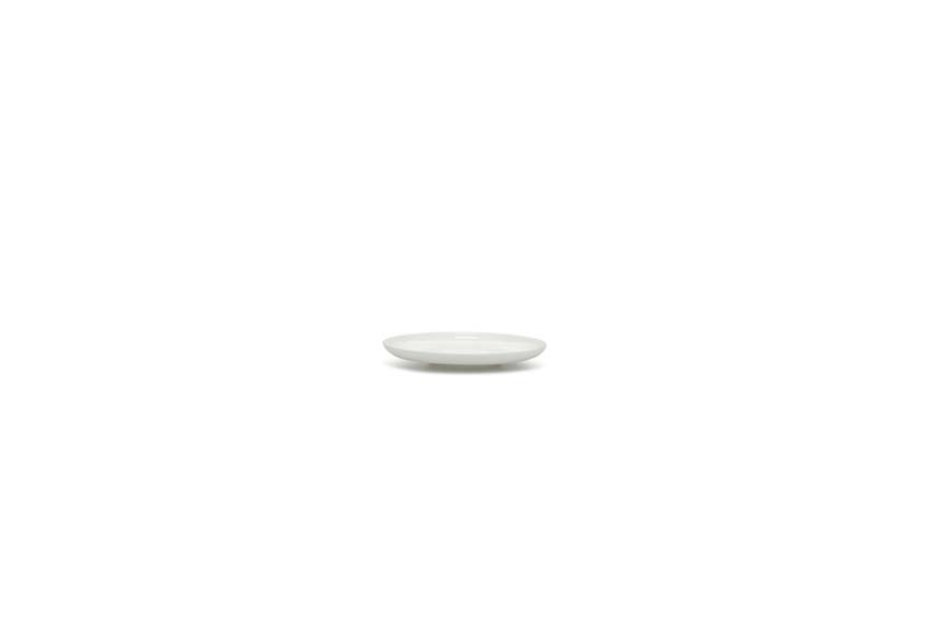 Schotel Alura porselein wit Ø12x1,3cm