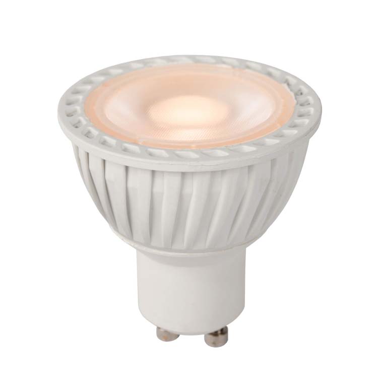 Lucide MR16 - Led lamp - Ø 5 cm - LED Dimb. - GU10 - 1x5W 2200K/2700K - 3 StepDim - Wit
