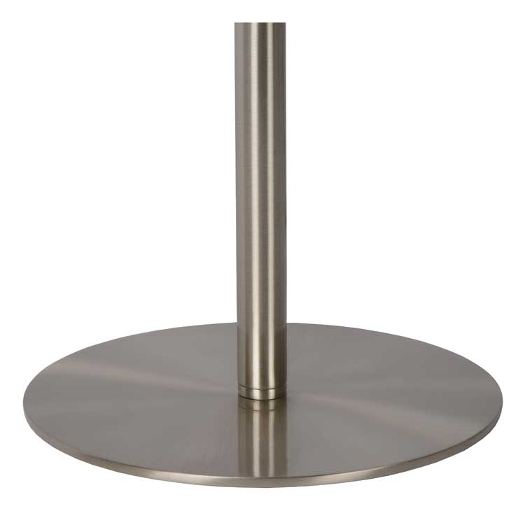 Lucide ANSELMO - Bureaulamp - Ø 25 cm - LED Dimb. - 1x9W 3000K - Mat chroom