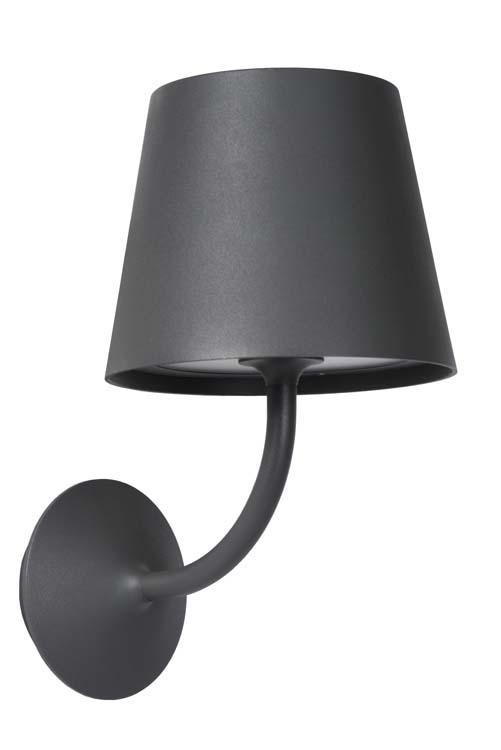 Wandlamp buiten - zwart - LED - 7W - 3000K - IP65