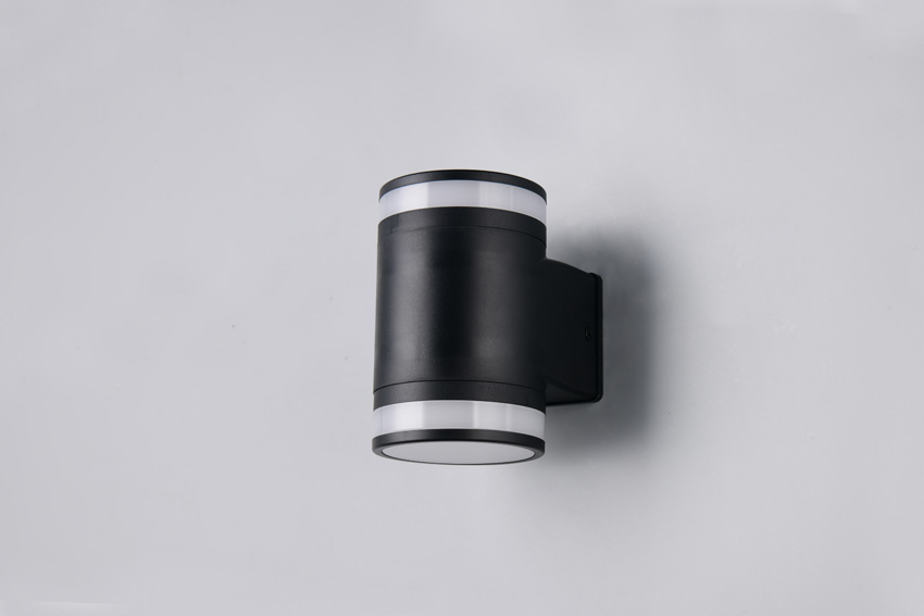 Wandlamp - mat zwart - 9,5x14x12cm - GX53 - 2x10W - 4000K