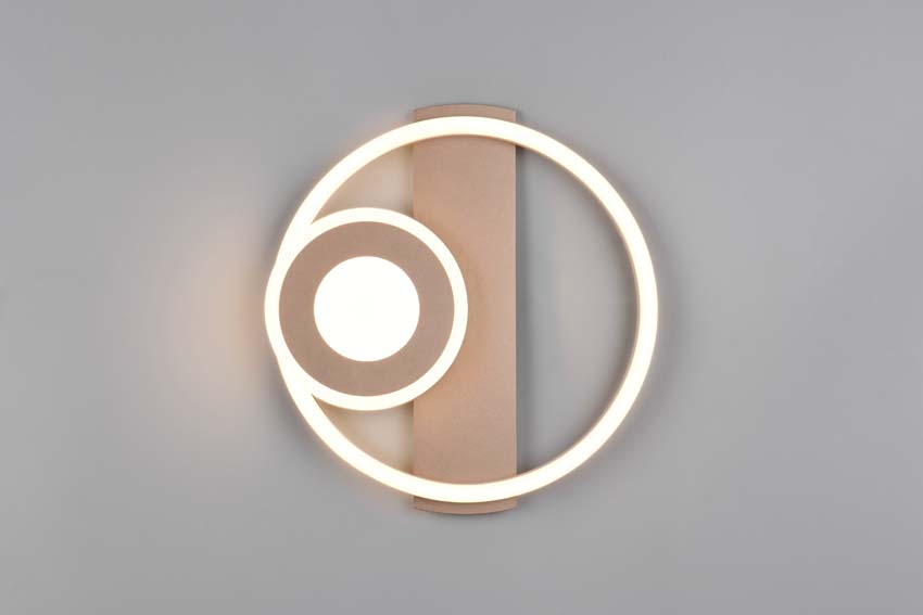 Plafonnier - Brun café - 32x30x5cm - LED - 1x22W - 3000K
