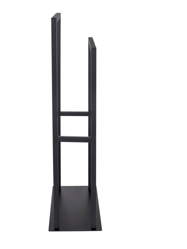 Porte-serviettes Wenko Rivaltana sur pied noir 46 cm