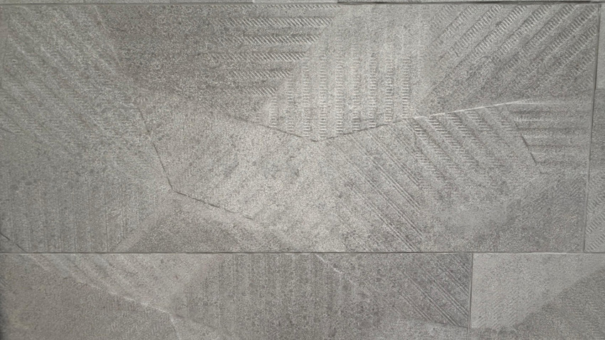 Wandtegel Phoenix grijs geometrisch decor 30x90cm
