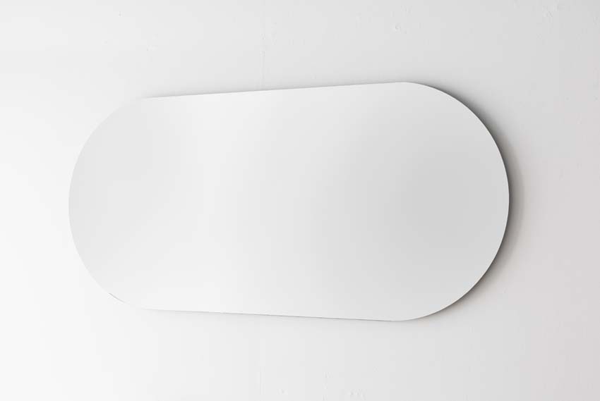 Miroir Floris ovale LED + anti-buée 140x65cm