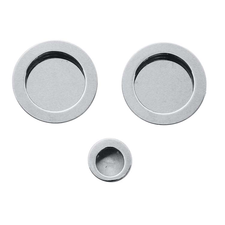 Coquille de porte pro altamura rond nickelé par set