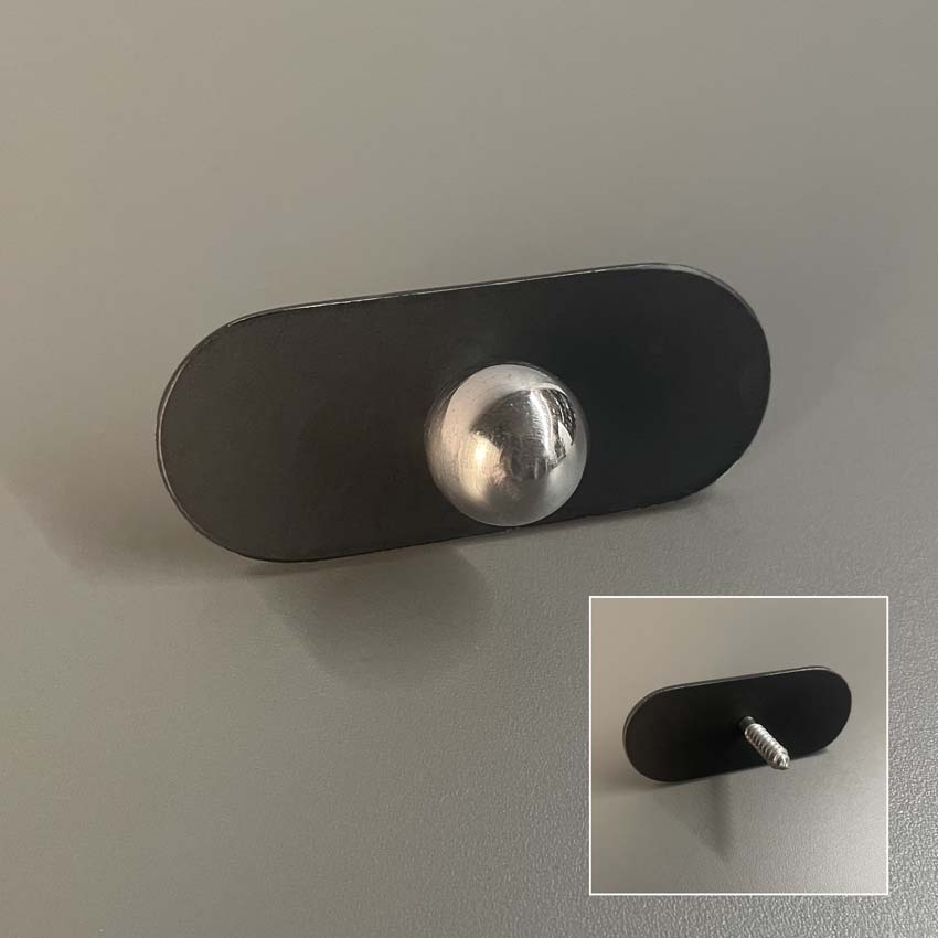 Mix&Match muurbeugel 8cm met magneet zonder spotkop