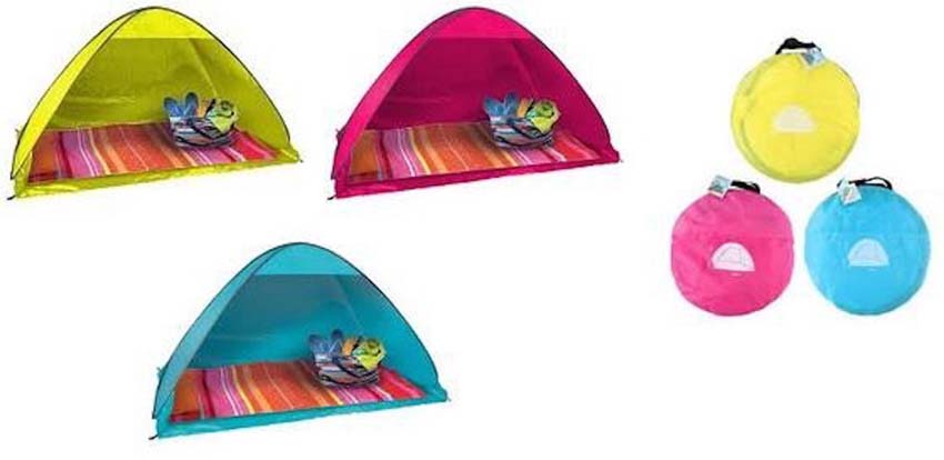 Paravent de plage couleurs assorties 200x125x110cm