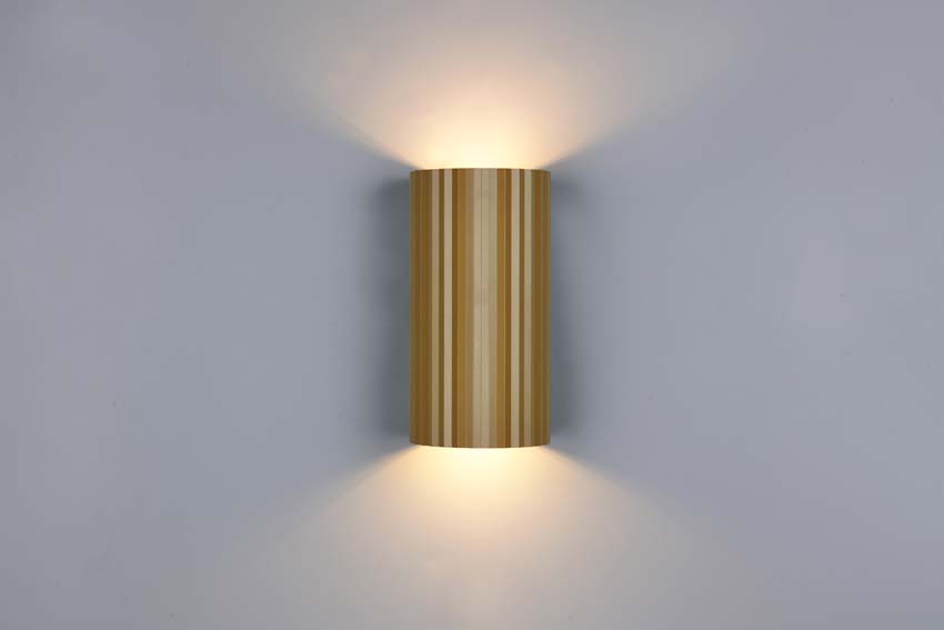 Applique murale - Café - 9,5x18x8cm - Dimmable - GU10 - 2x10W