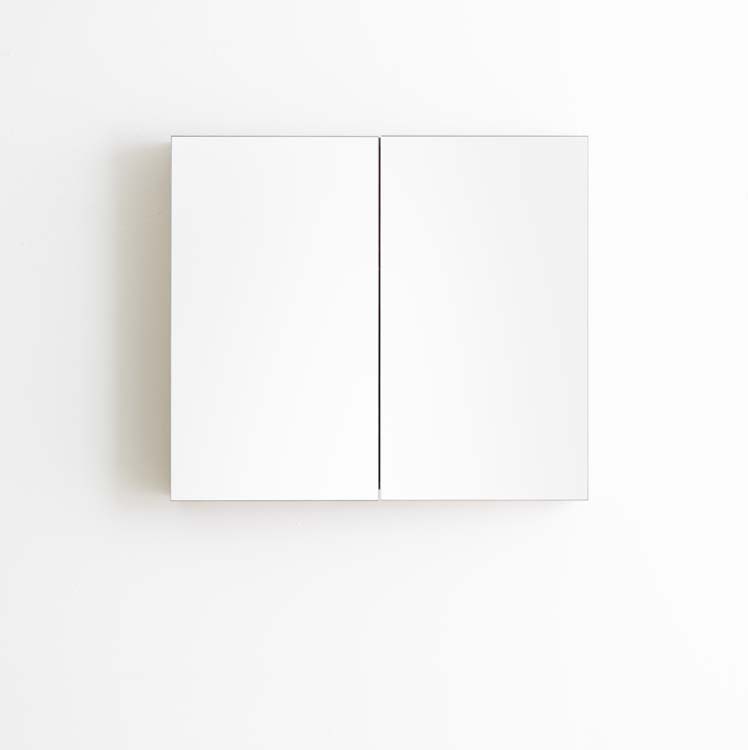 Armoire de toilette Brava 2 portes aspect chêne 800 mm