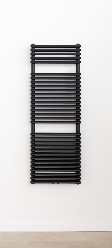 Radiateur sèche-serviettes Doby double 140x50cm noir 1169Watt
