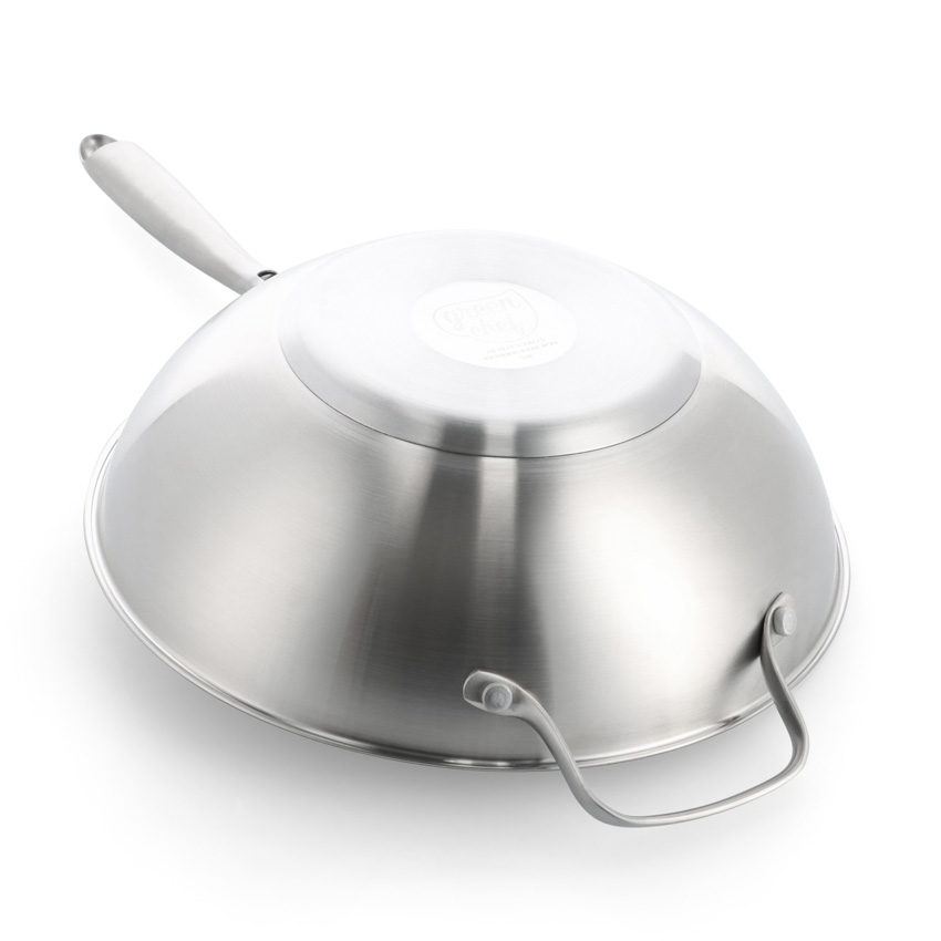 Wokpan Greenchef Ø28cm antikleeflaag & PFAS-vrij