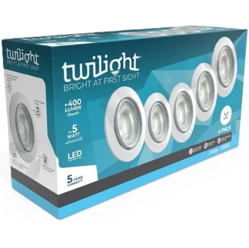 Spot encastrable - blanc - Ø6,4 cm - GU10 - 5x5W - 4000K