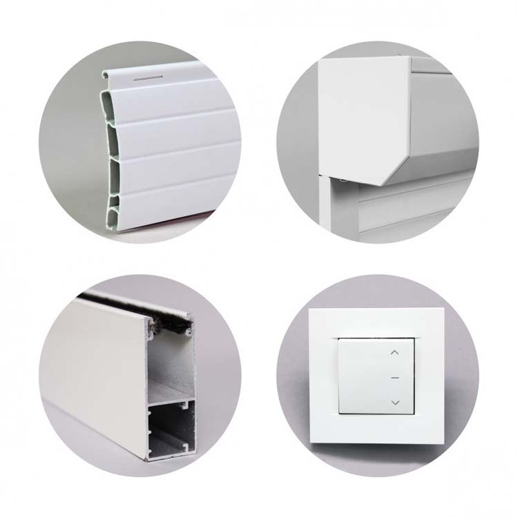 Rolluik Flore antra alu elec L mw inkorten