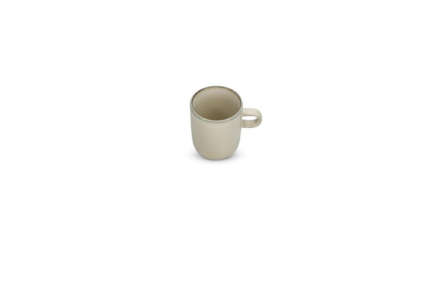 Tasse Salt & Pepper Meridian en faïence beige 33cl