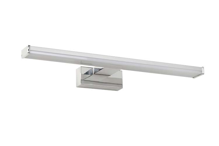 Spiegellamp badkamer - chroom - LED - 8W - 3000K - IP44
