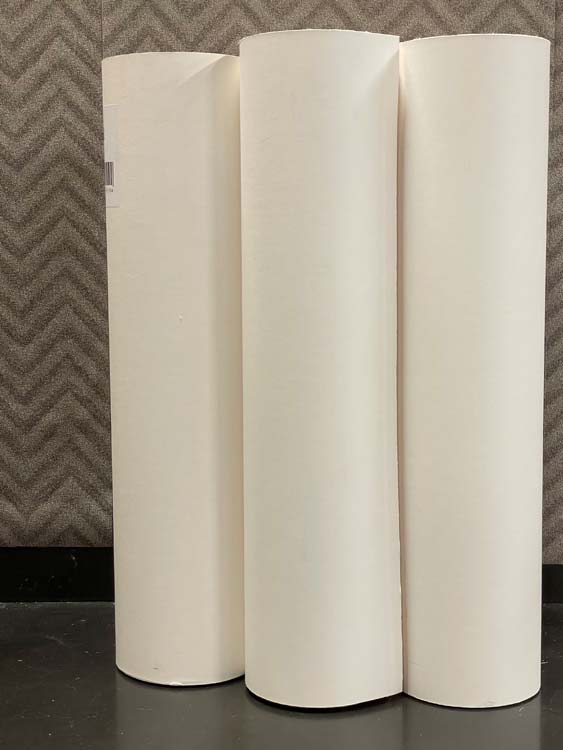 Carton de protection 280gr 25m² blanc/blanc
