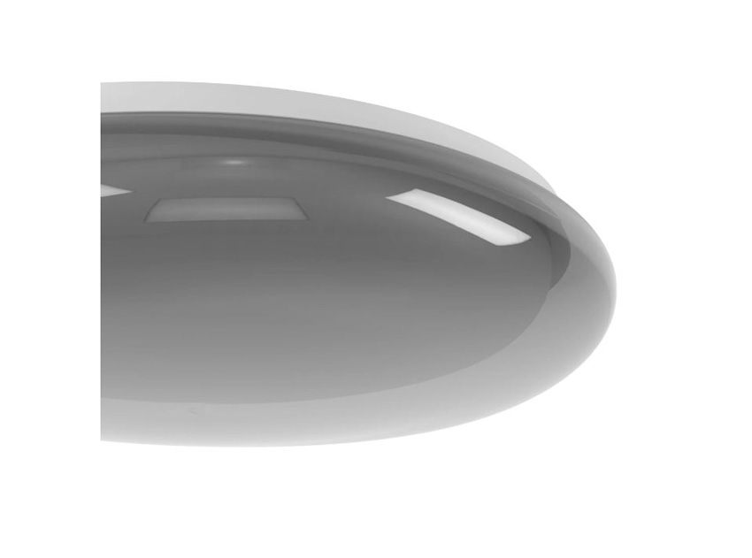 Plafonnier - gris/blanc - Ø40xH6,5cm - LED - 1x19,5W - 2700/4000/6500K - 2600lm