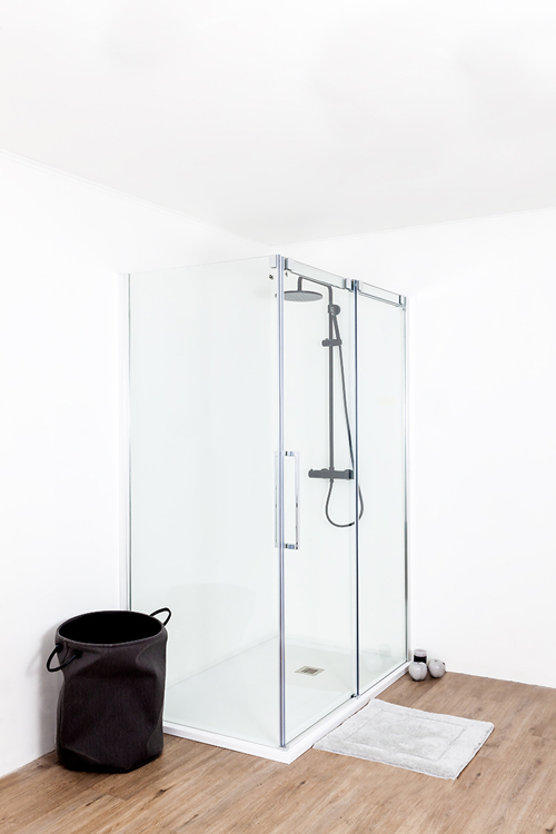 Douchebak Minimalism composiet met gelcoat wit 160x90cm