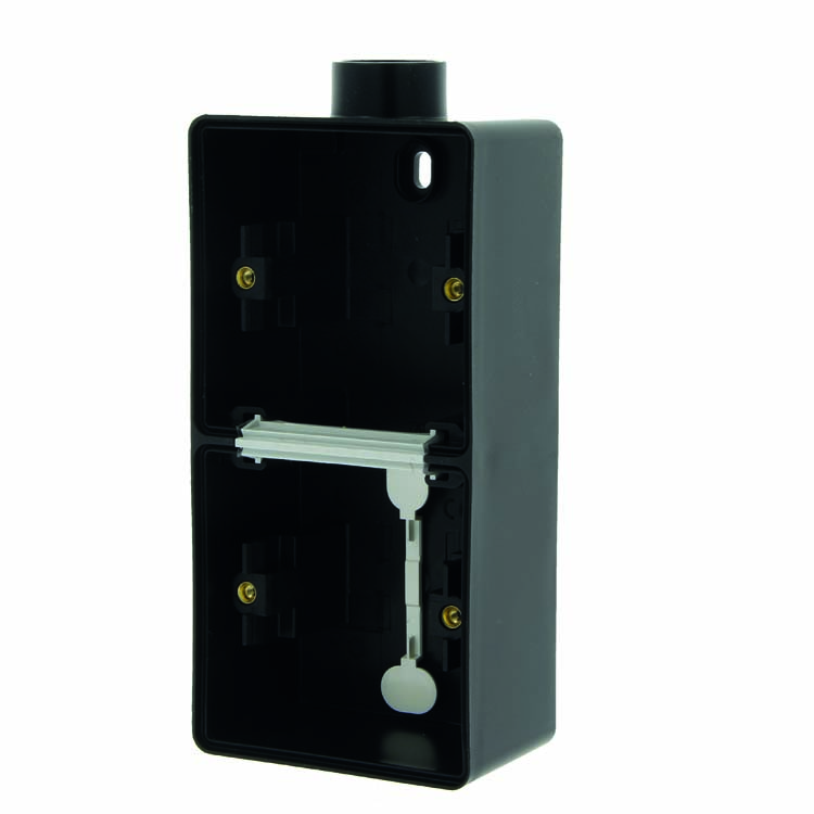 Niko Hydro Boîte Double 1 Entrée Noir