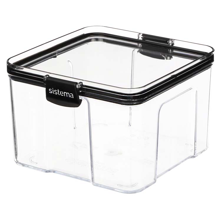 Boîte de rangement Sistema ultra noire 1.4 L