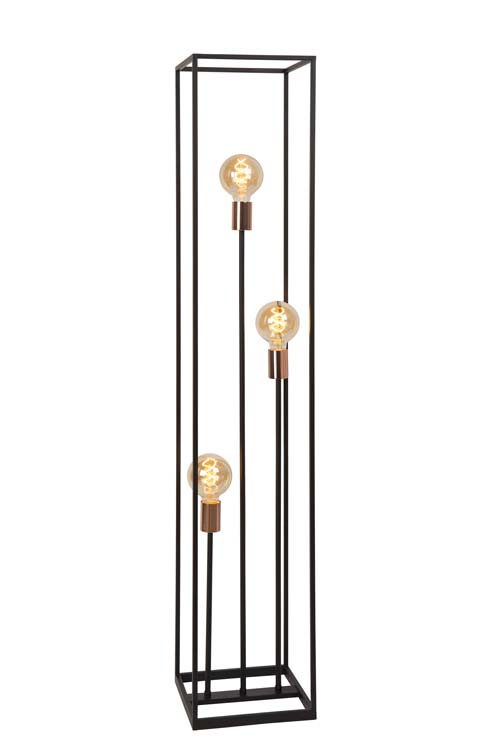 Lucide ARTHUR - Lampadaire - E27 - Noir