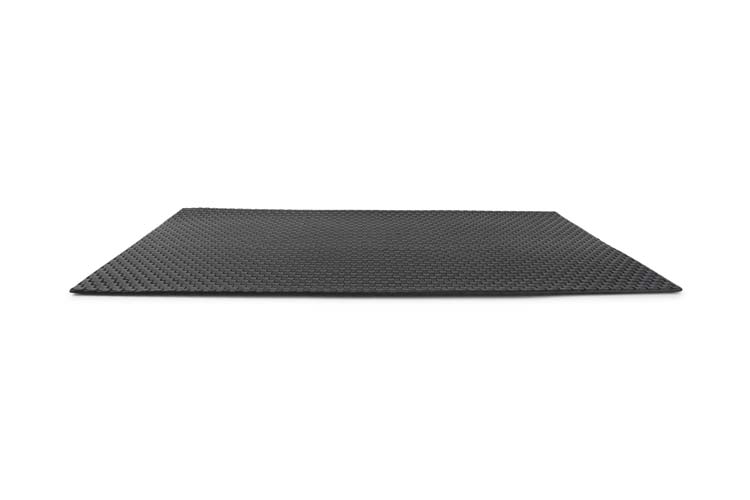 Placemat geweven zwart 43 x 30 cm