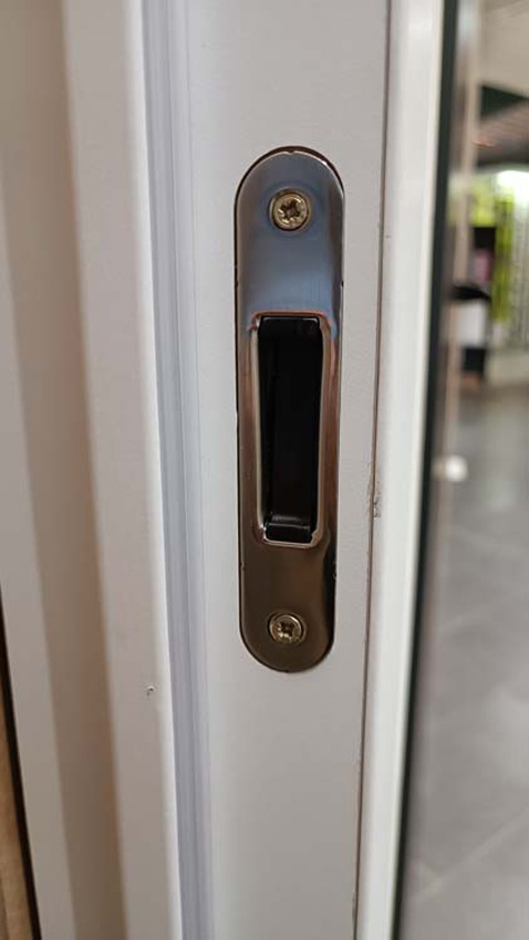 Porte intérieure complète Invisible Flat blanche 211,5x78cm tubulaire réversible + châssis 20cm