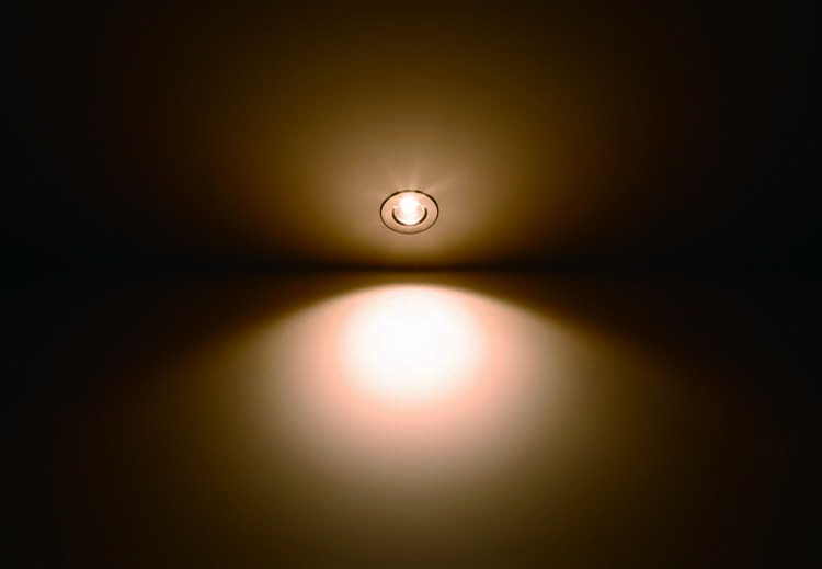 Spot encastrable 5,5W 2700K Nickel