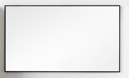 Miroir rectangulaire noir mat 120x70cm