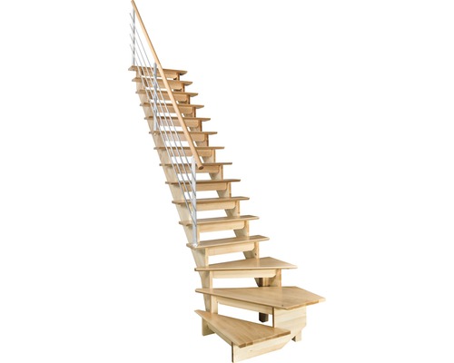 Rampe hêtre Bamberg aluminium