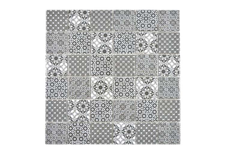 Mosaïque Retroclassic Black brillant 29,7x29,7cm