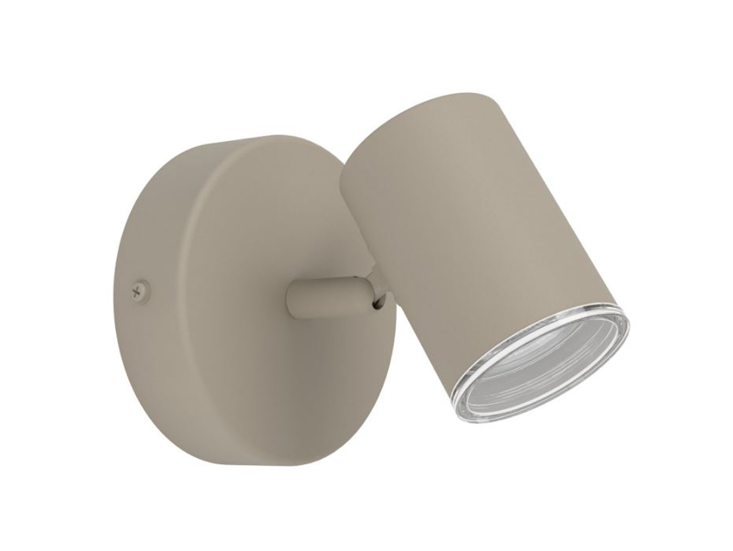 Spot en saillie - sable - L11cm - 1xGU10 max. 5W - IP44 - ampoule non incluse