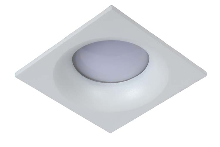 Spot encastré salle de bain - blanc - GU10 - 5W - IP44