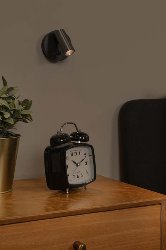 Applique mural Rechargeable Rune - café - Ø8,1cm - LED dimmable - 1x2W - 2700K/4000K -  détecteur de mouvement - magnétique