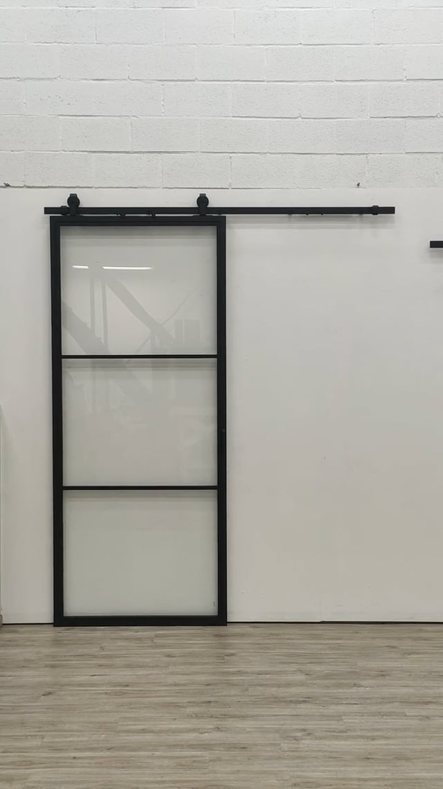 Stalen schuifdeur 3W Tyra 930 x 2134 mm Stalen schuifdeur 3W Tyra 930 x 2134 mm