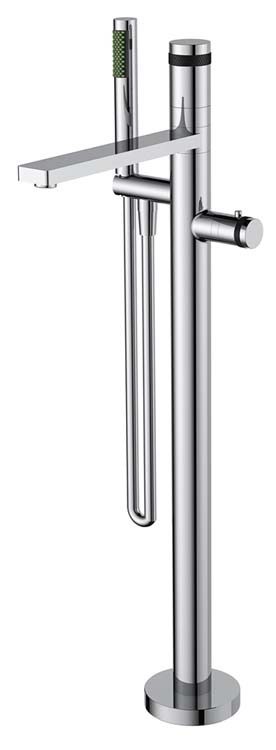 Badkraan Kenyon thermostatisch vrijstaand chroom