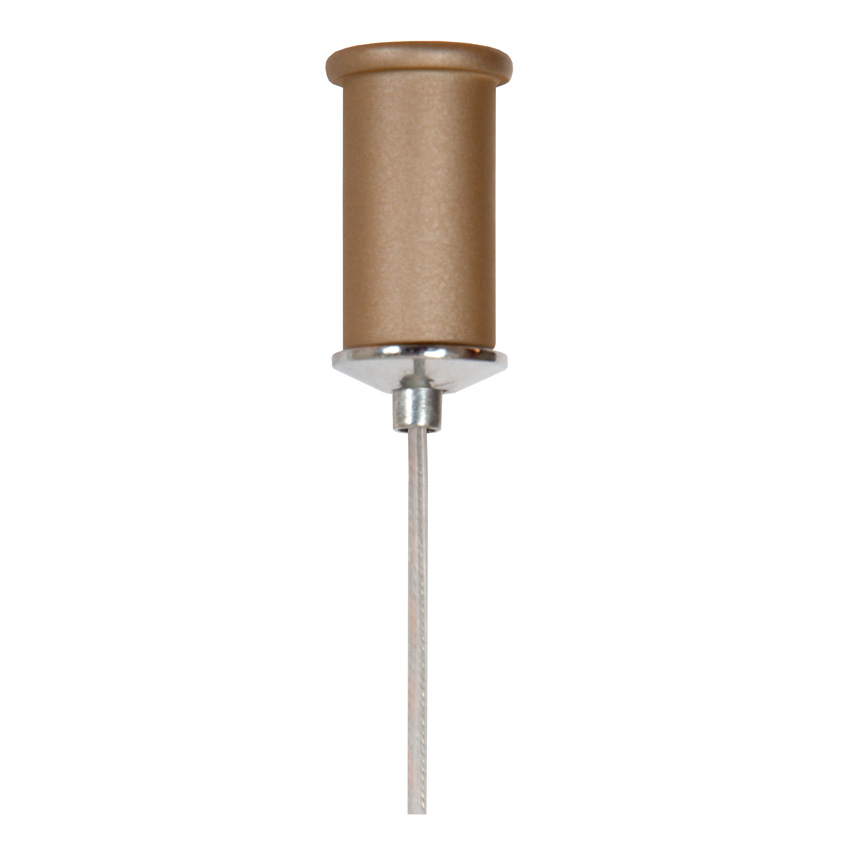 Lucide Premium Lambada - Hanglamp - LED dimbaar - 1x47W - 2700K - Champagnekleur