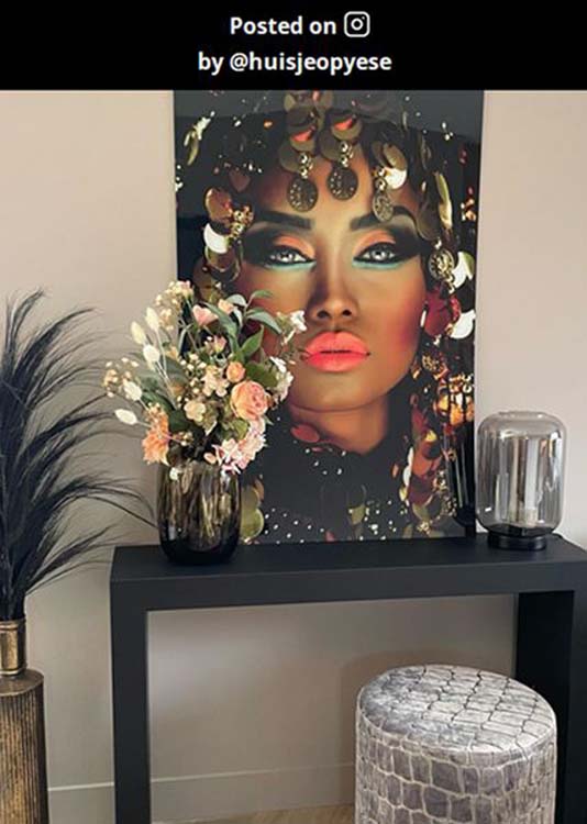 Lampe de table - fumé - Ø22cm - E27 - 40W